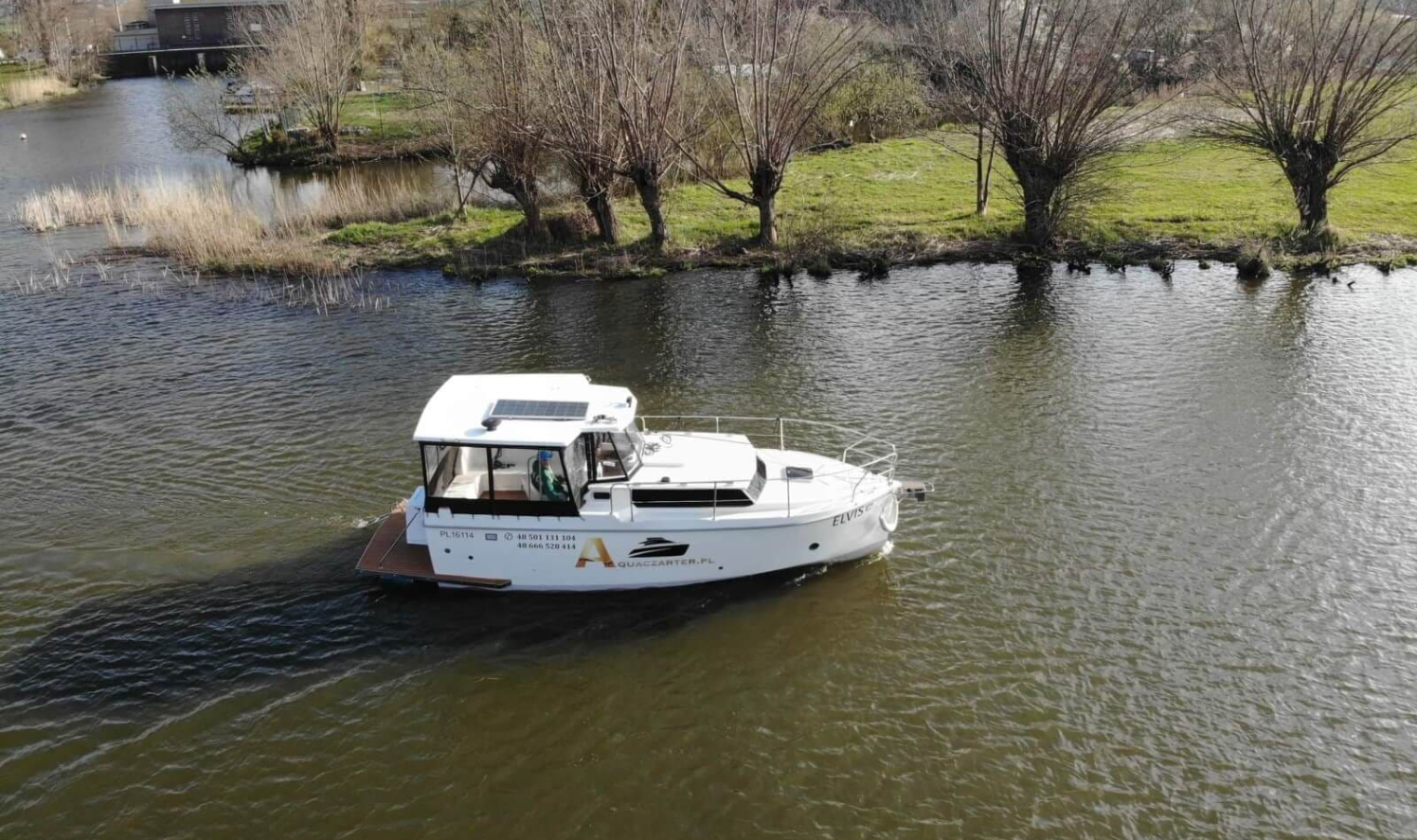 Elvis zdjęcie Aquaczarter czarter pętlą żuławską